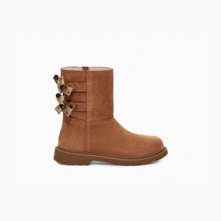 UGG Tillee Brown Boots for Kids (GTCM72306)